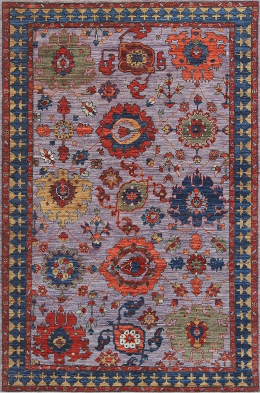 Elegant Traditional Woolen Rug 94SK831 - 4 X 6