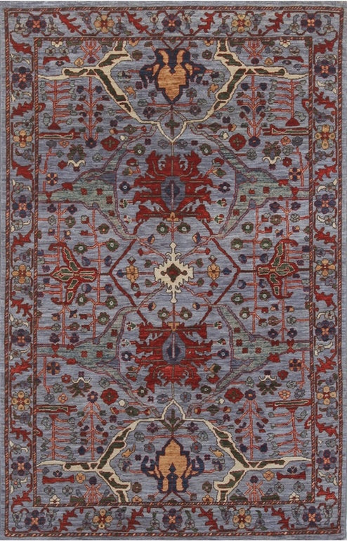 Exquisite Harmony Handmade Woolen Rug 98SK124 - 4 X 6