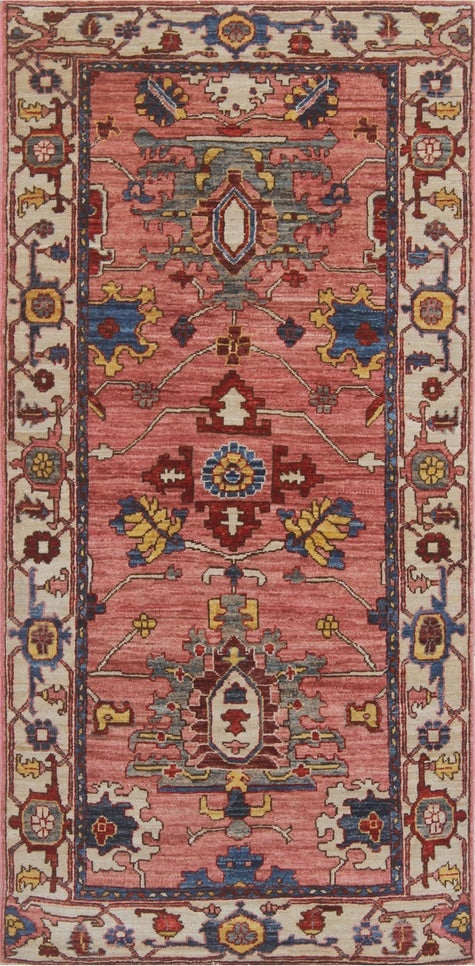 Timeless Elegance: Handcrafted Woolen Rug 98SK349 - 3 X 6