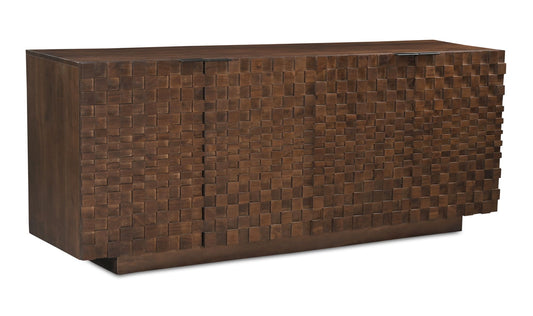75" Brown Sideboard
