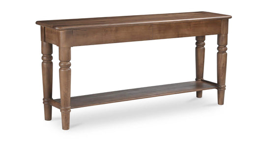 65" Brown Acacia Console Table