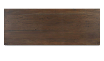 60" Warm Brown Mango Wood Coffee Table