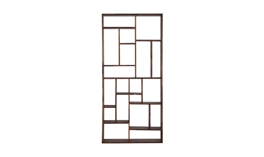 41" Walnut Shelving Unit