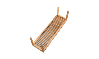 60" Natural Solid Oak Bench