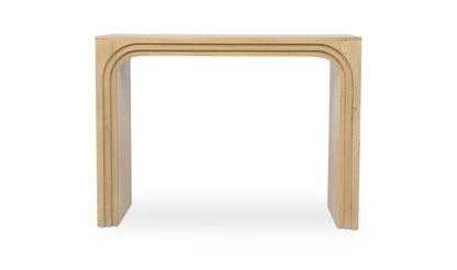 43" Natural Solid Oak Console Table