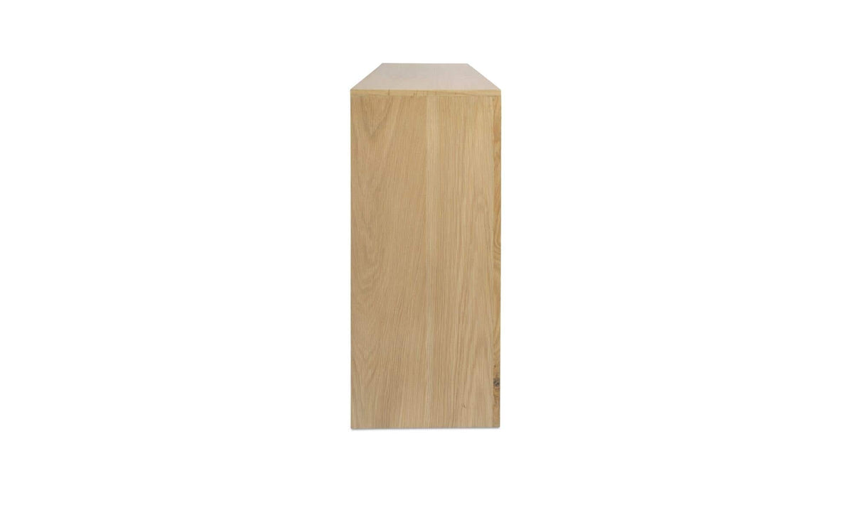43" Natural Solid Oak Console Table