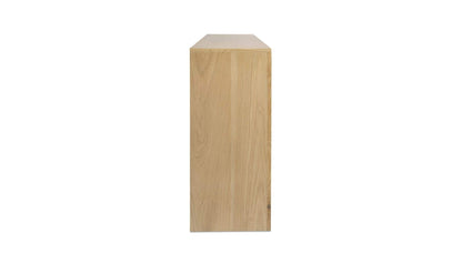 43" Natural Solid Oak Console Table