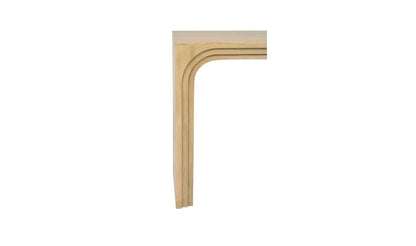 43" Natural Solid Oak Console Table