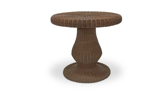 22" Natural Aluminum Side Table