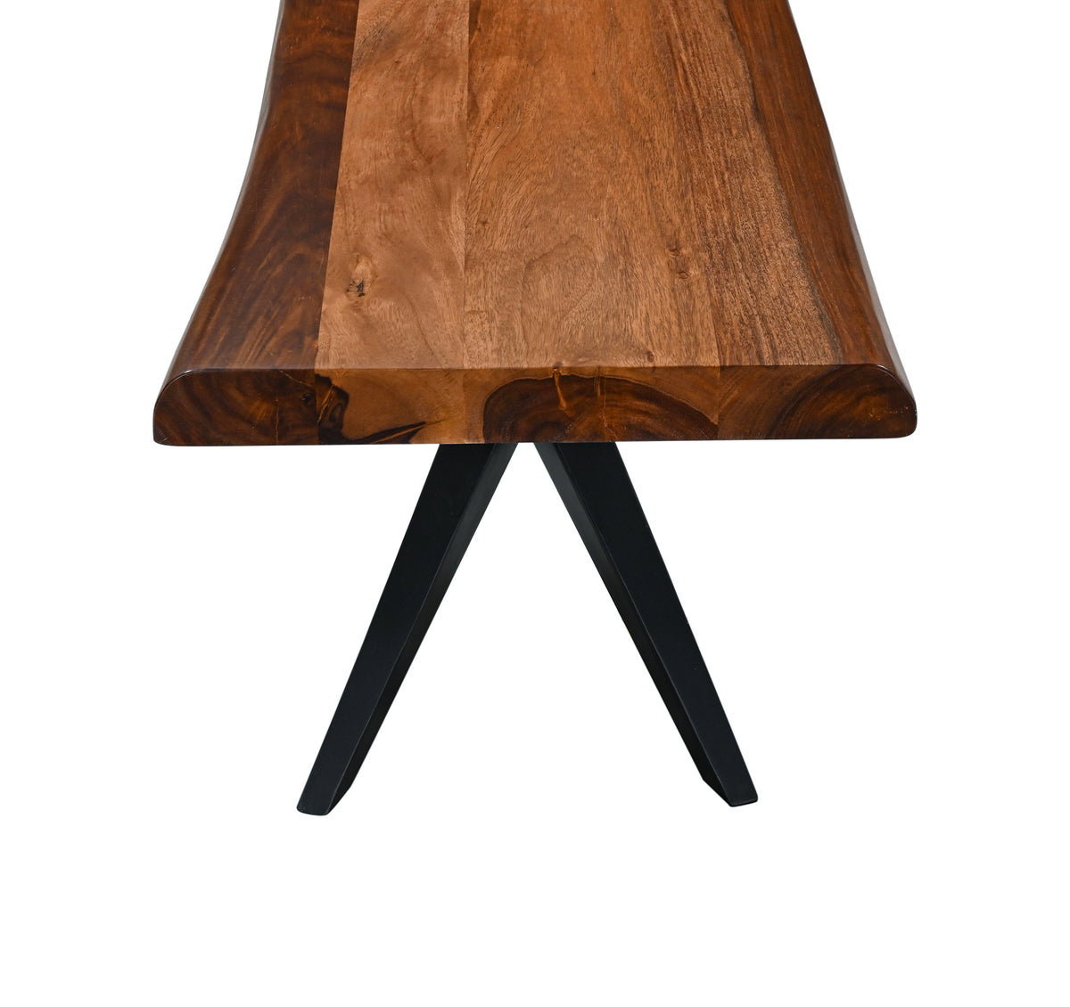 68" Natural Sheesham Wood Dining Bench