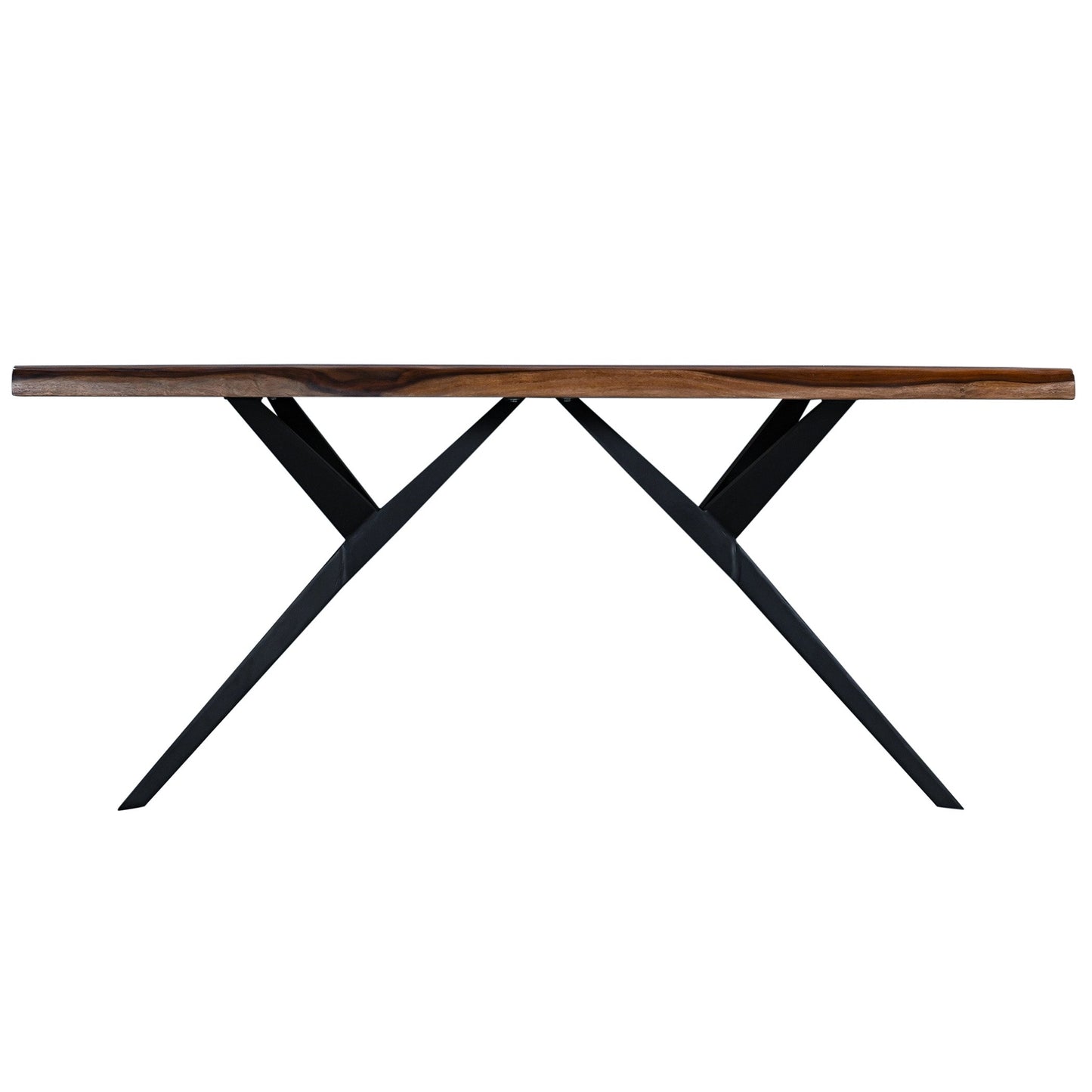 72" Natural Sheesham Wood Dining Table