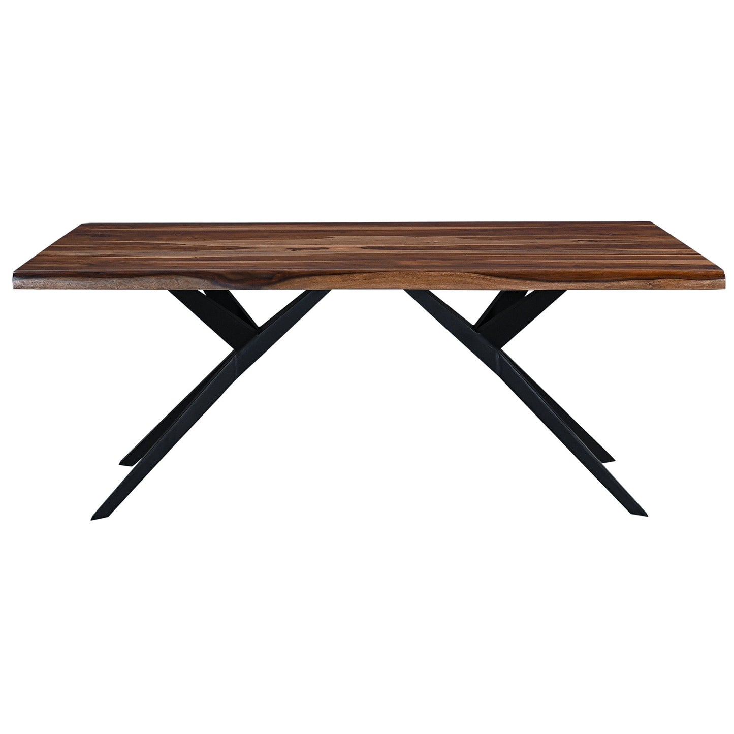 72" Natural Sheesham Wood Dining Table