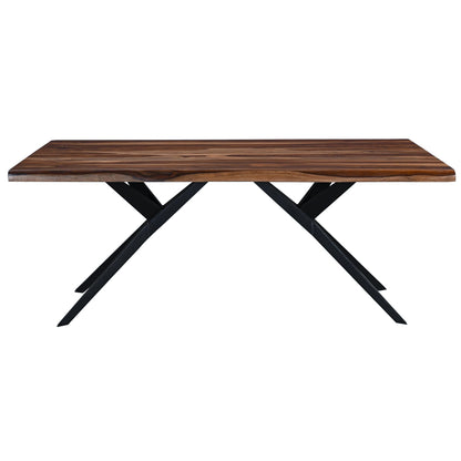 72" Natural Sheesham Wood Dining Table