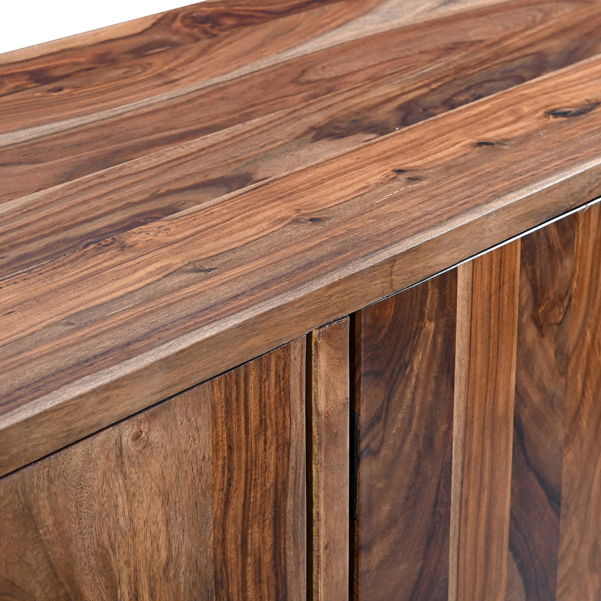 90" Natural Sheesham Wood Sideboard