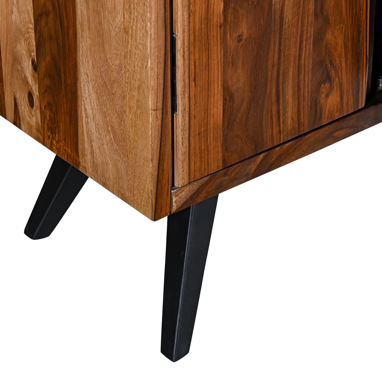 90" Natural Sheesham Wood Sideboard