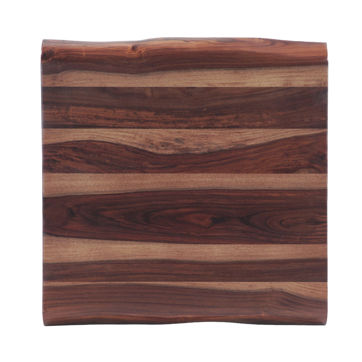 24" Natural Sheesham Side Table