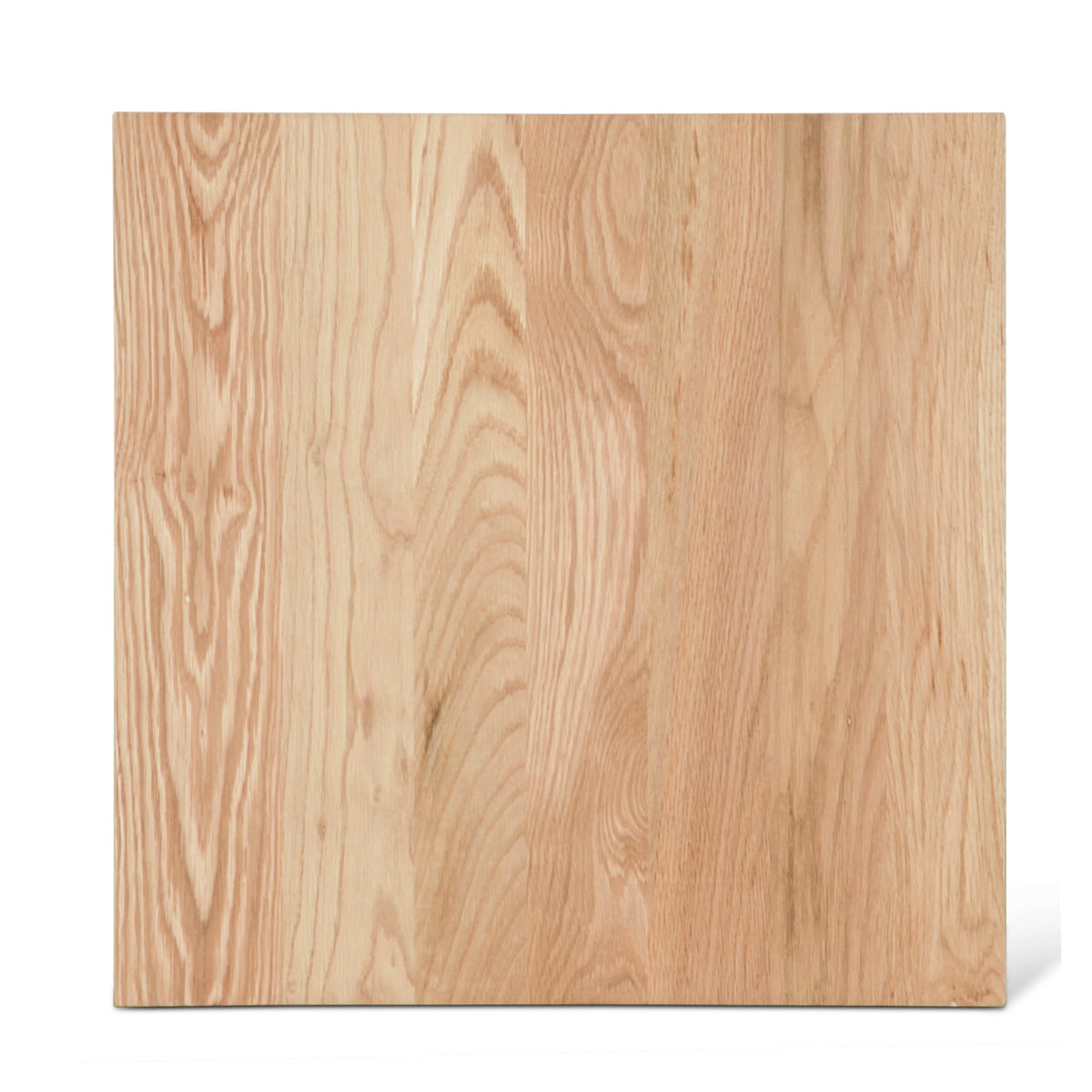 24" Natural Oak Wood Side Table