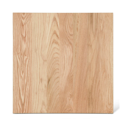 24" Natural Oak Wood Side Table