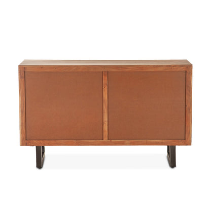 58" Smoked Acacia Wood Dresser