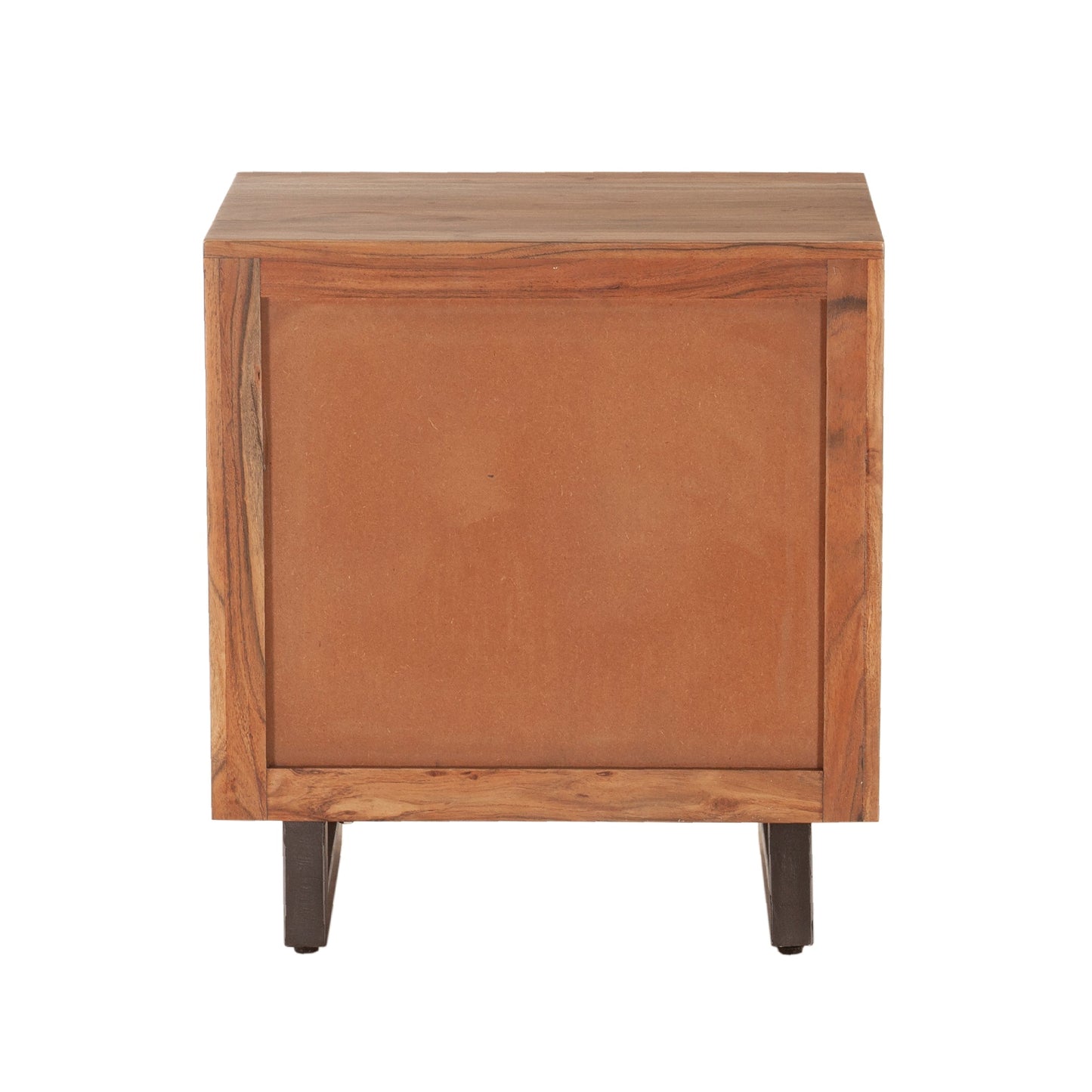 24" Smoked Acacia Wood Nightstand