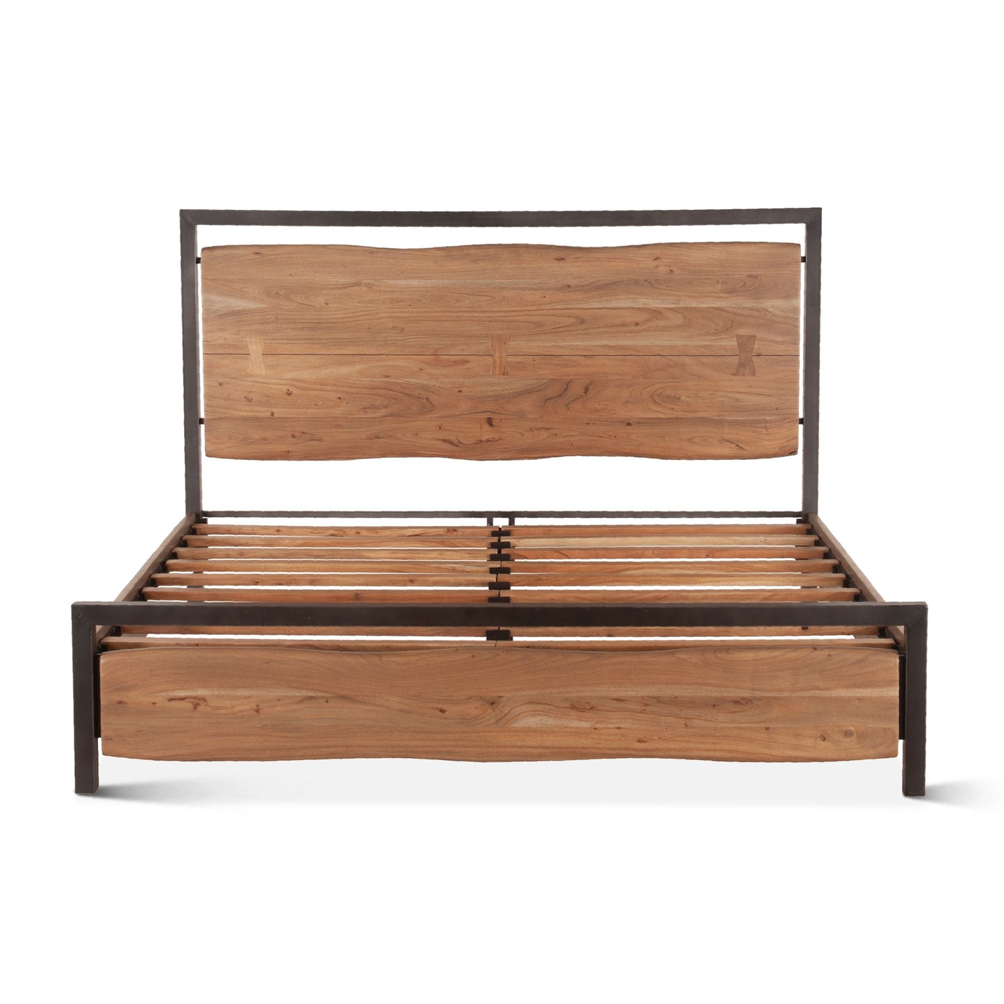 63" Smoked Acacia Queen Size Bed