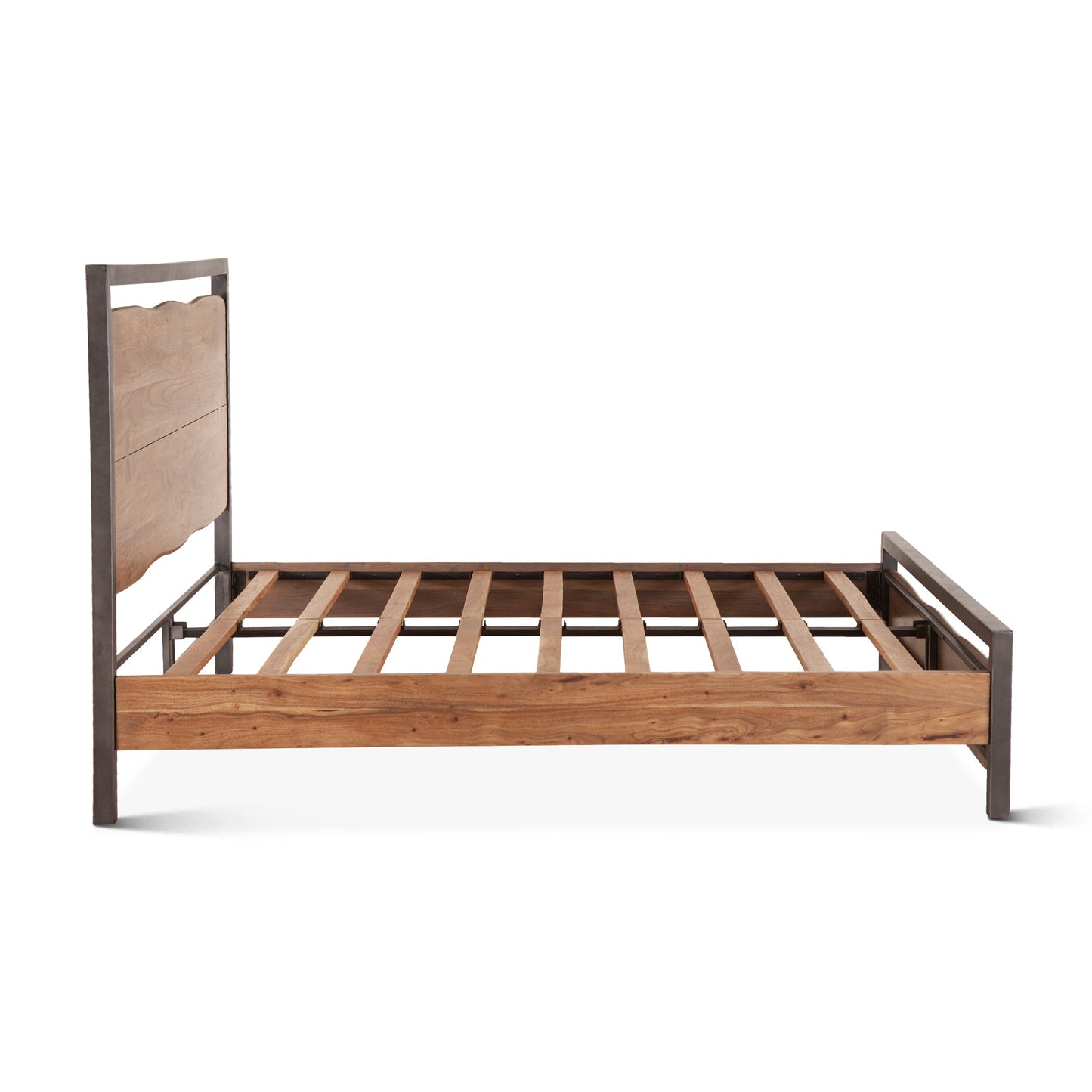 63" Smoked Acacia Queen Size Bed