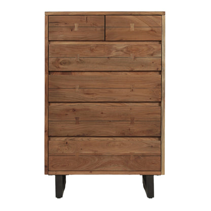 34" Smoked Acacia Wood Chest