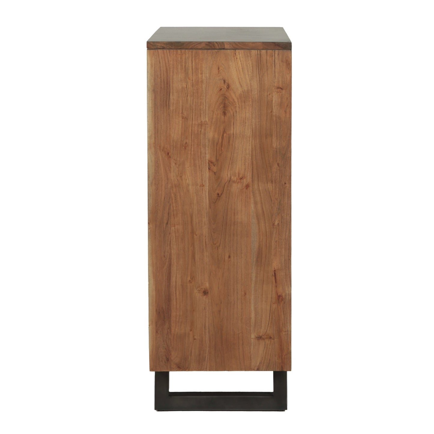 34" Smoked Acacia Wood Chest