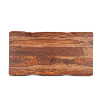 46" Natural Sheesham Wood Coffee Table