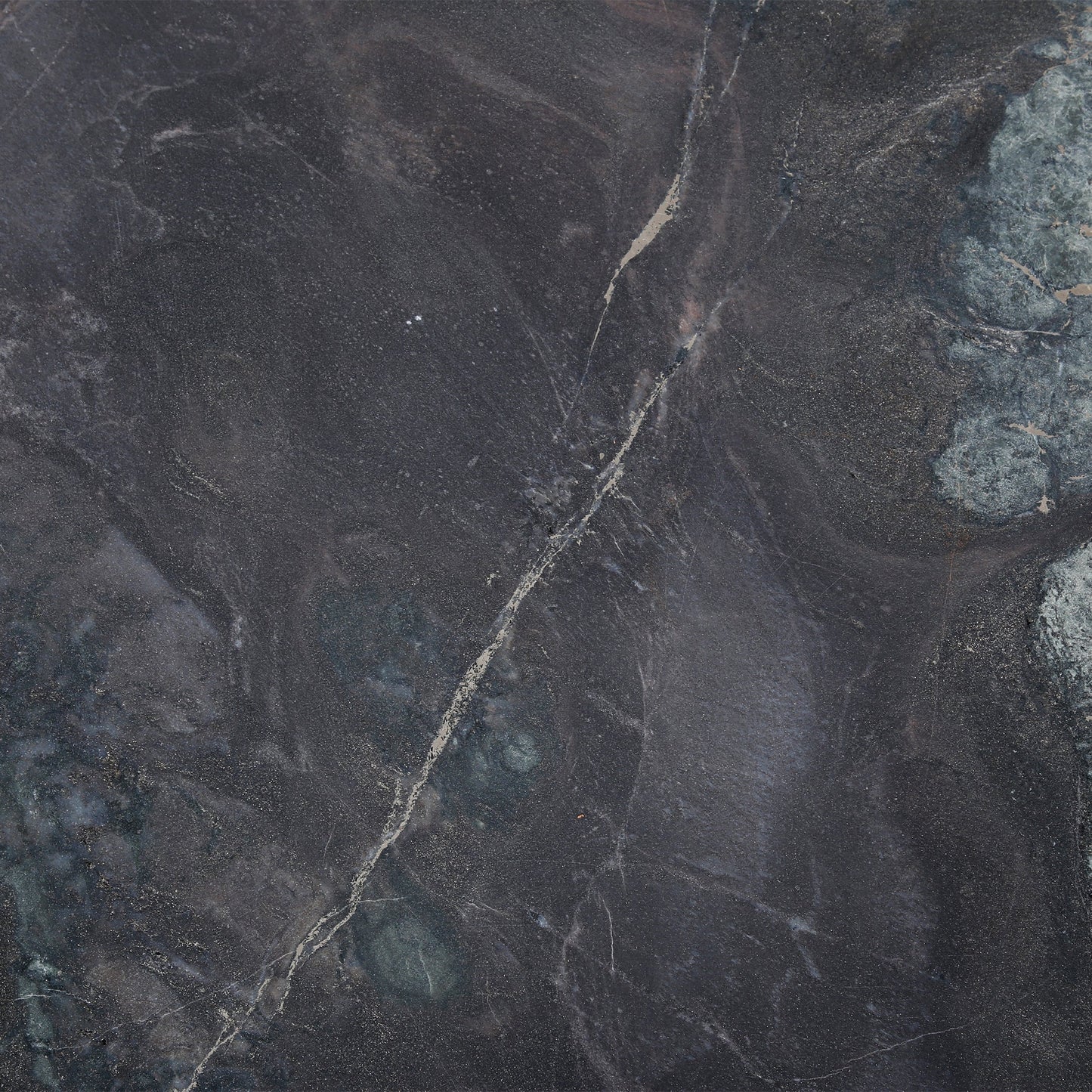 64" Lava Marble and Dark Mango Wood Coffee Table