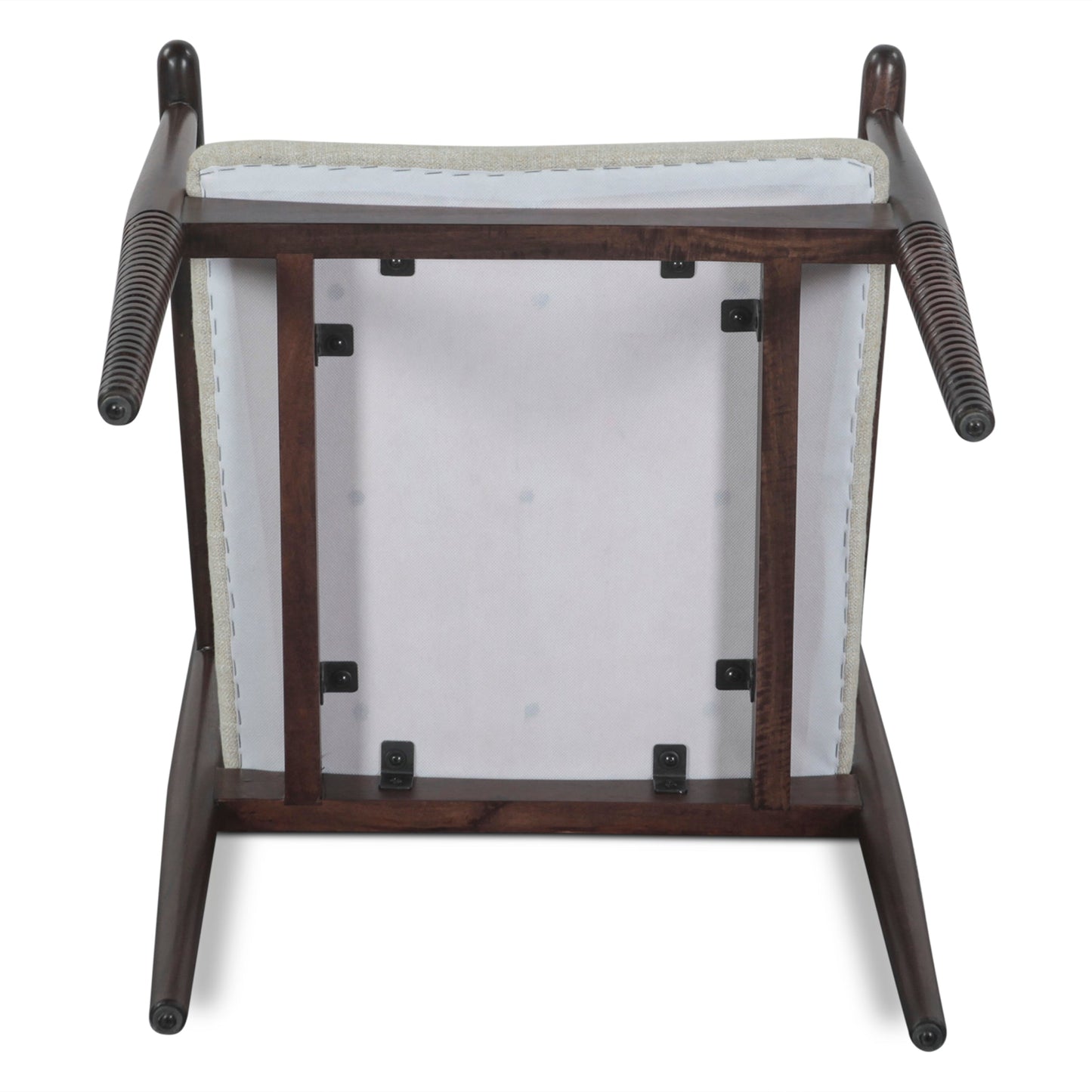 22" Dark Sienna Upholstered Dining Chair
