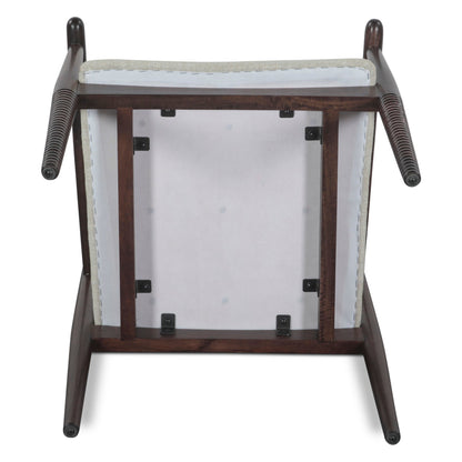 22" Dark Sienna Upholstered Dining Chair