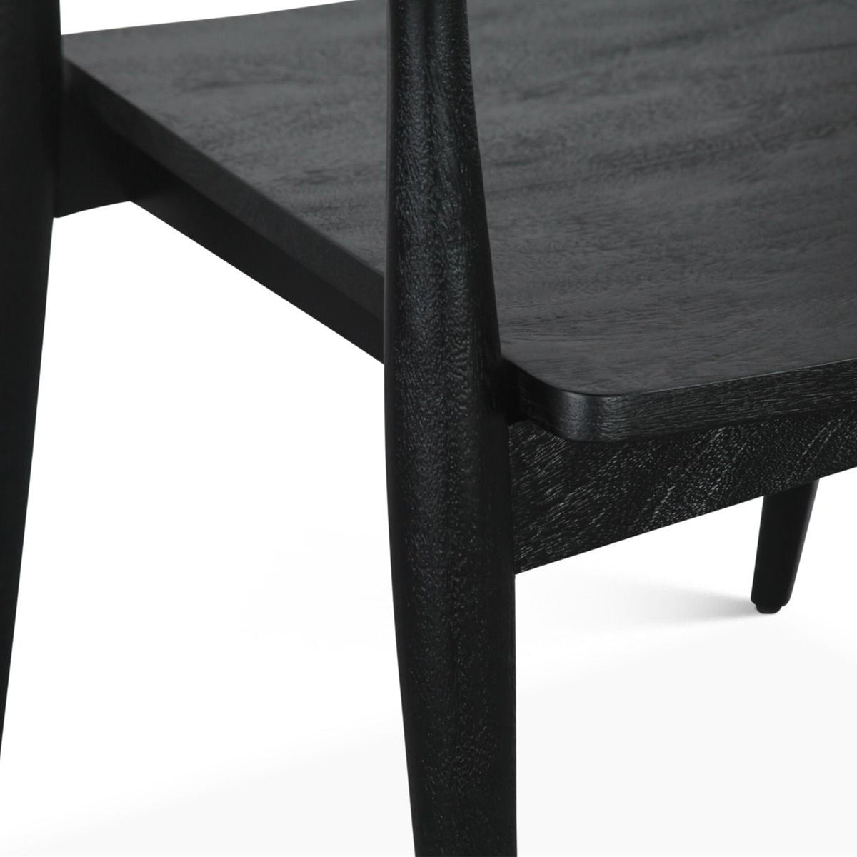 23" Dining Chair in Black