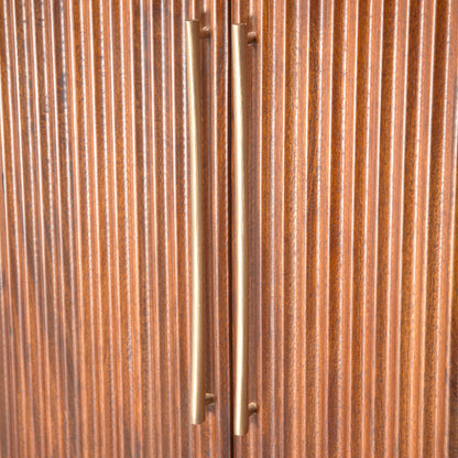 39" Honey Brown Bar Cabinet