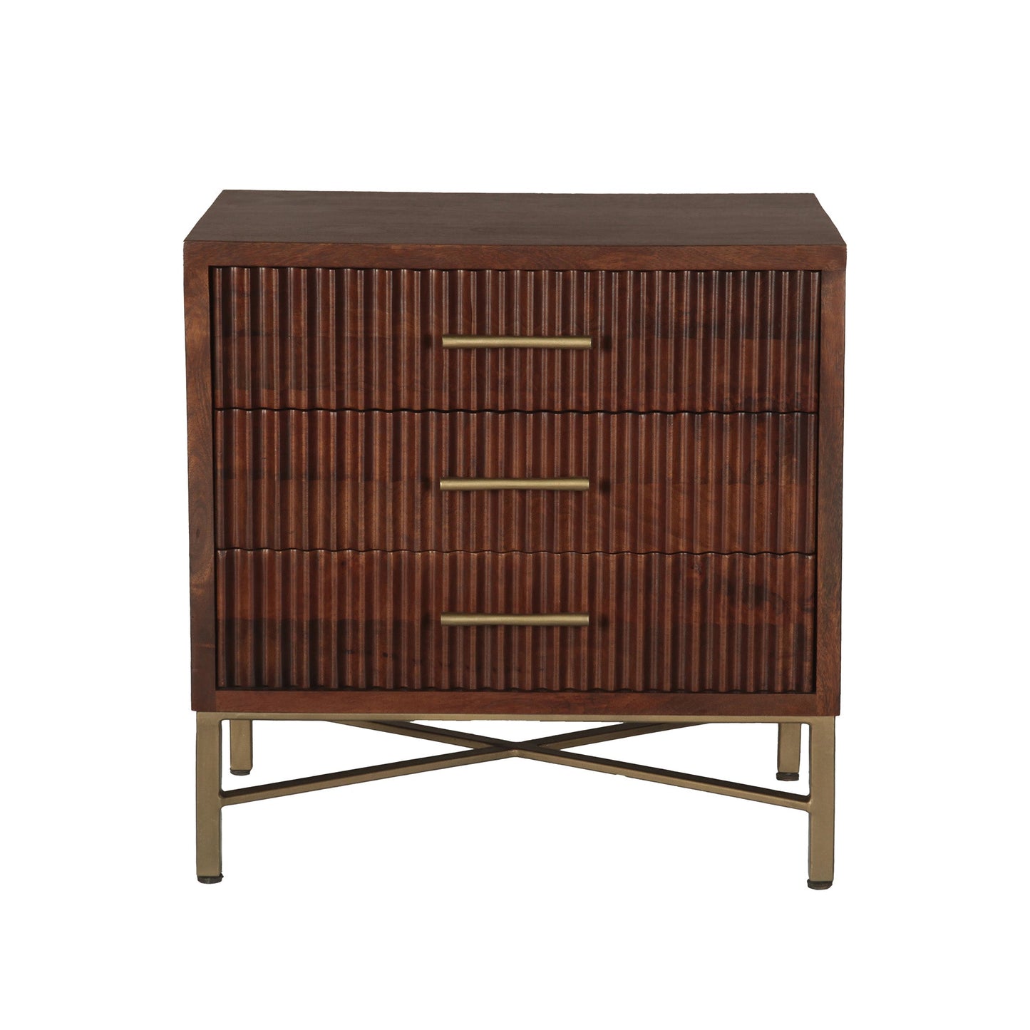 26" Honey Brown Nightstand