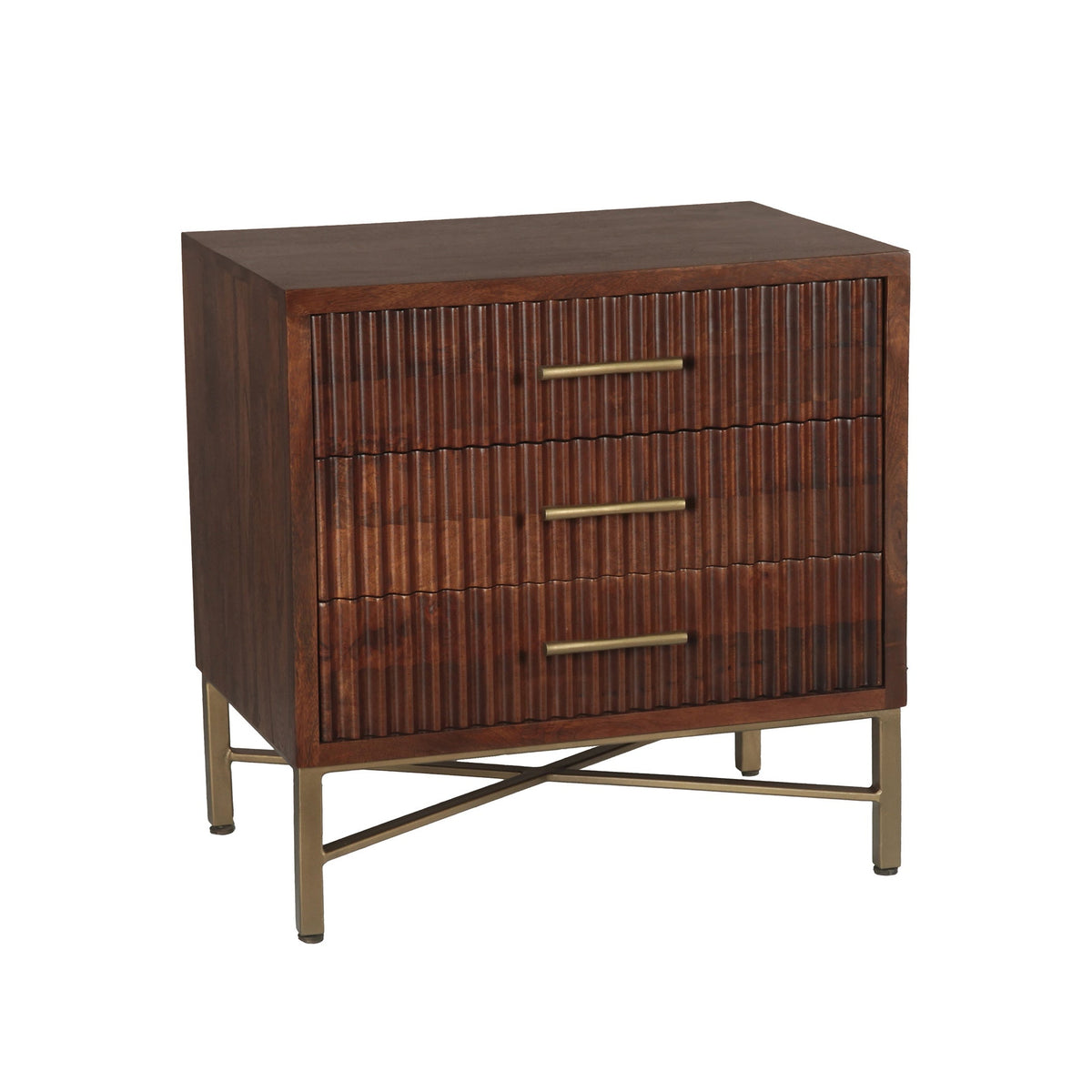 26" Honey Brown Nightstand