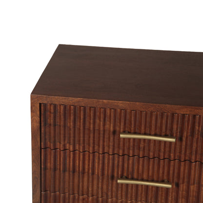 26" Honey Brown Nightstand