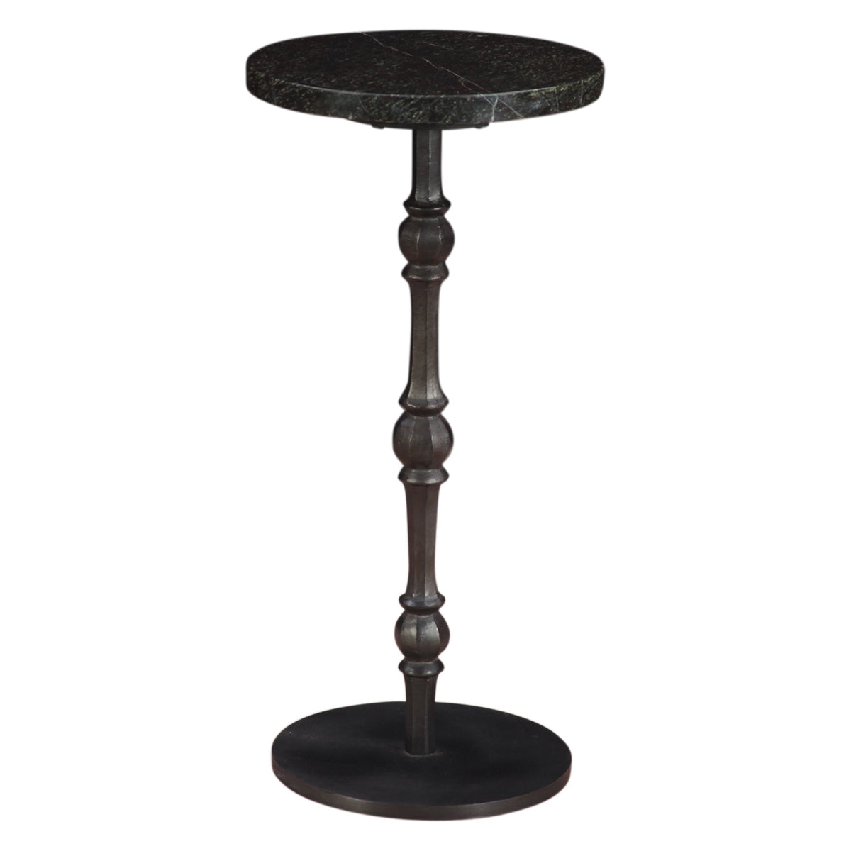 10" Green Marble Side Table