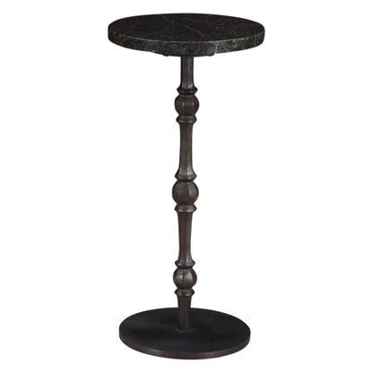 10" Green Marble Side Table