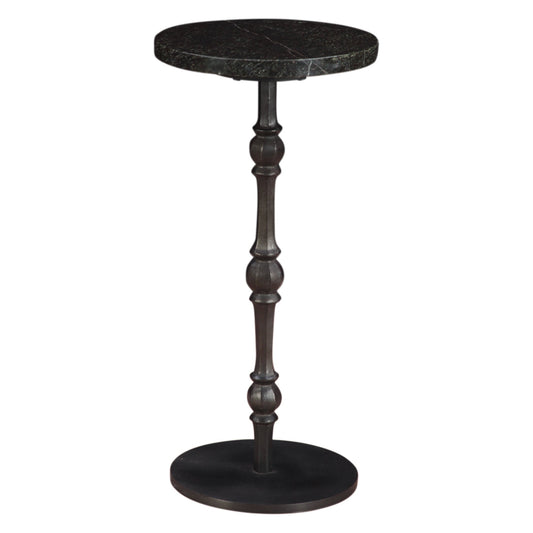 10" Green Marble Side Table
