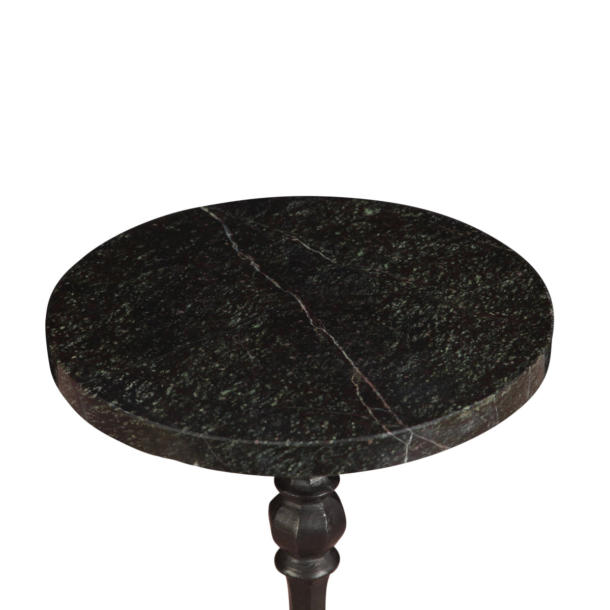 10" Green Marble Side Table