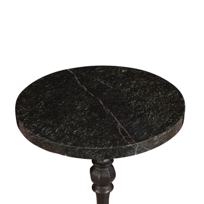 10" Green Marble Side Table