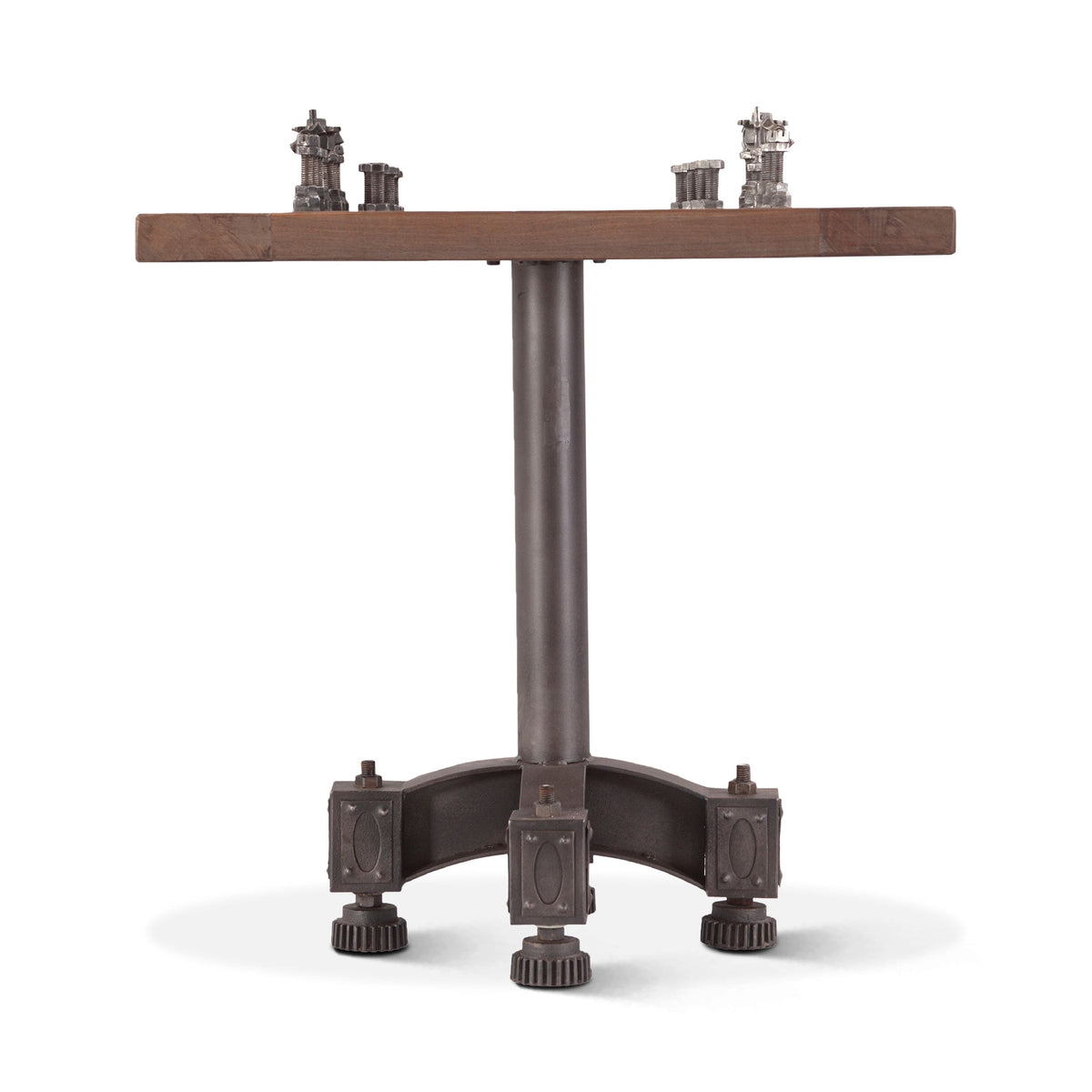 30" Reclaimed Wood Chess Bistro Table