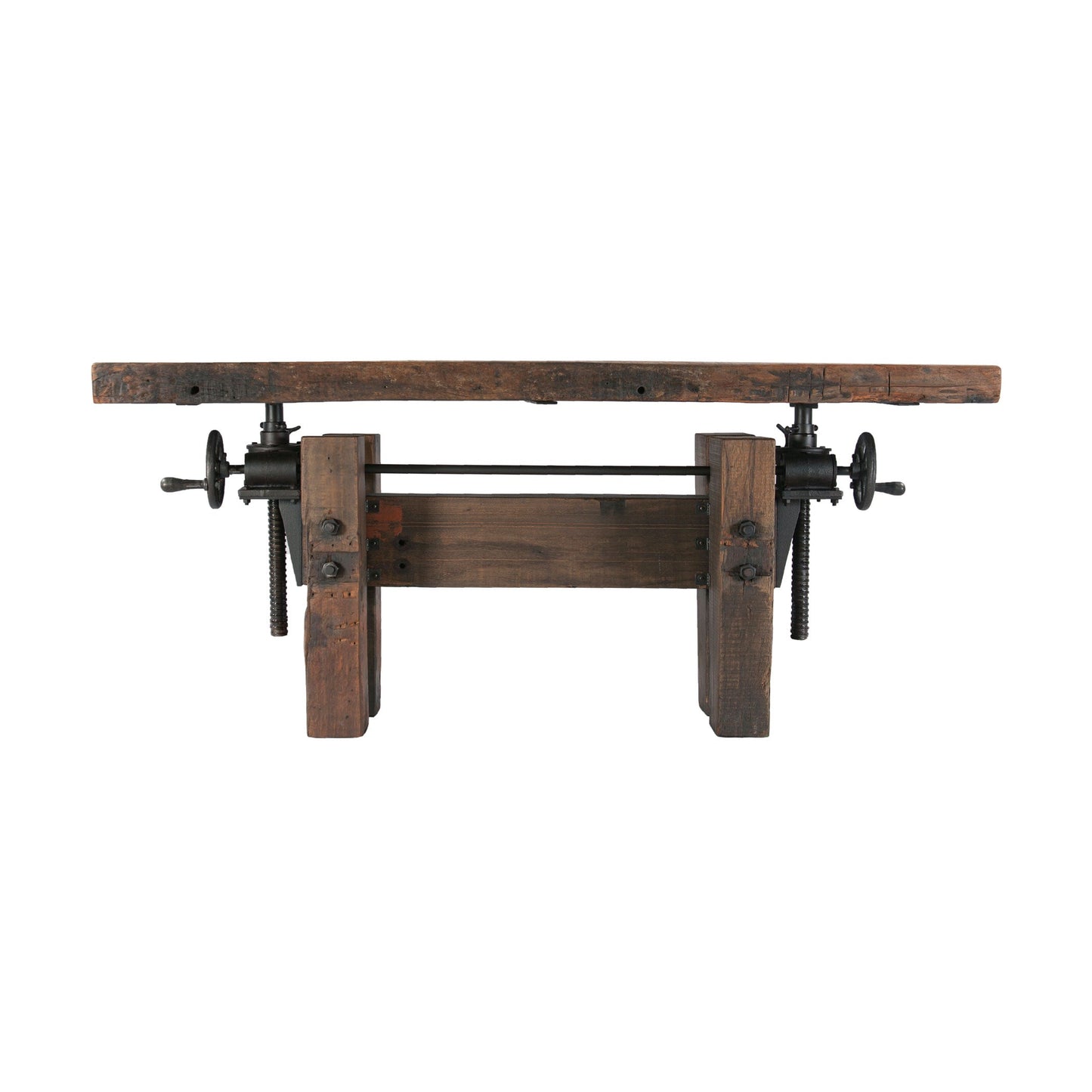 67" Reclaimed Wood Adjustable Desk