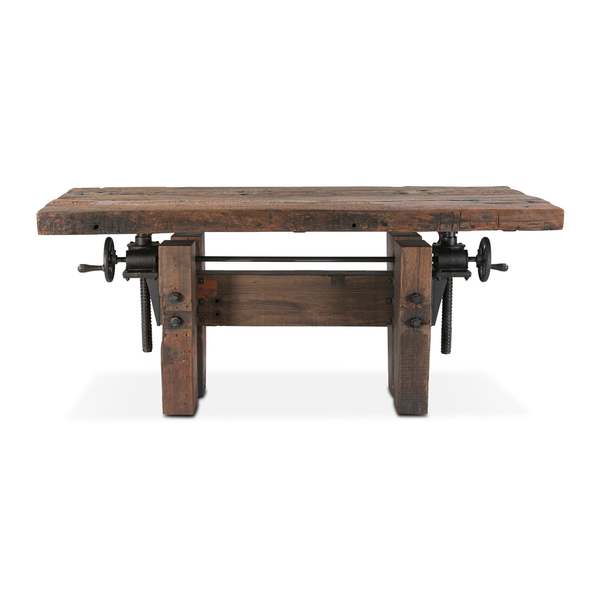 67" Reclaimed Wood Adjustable Desk