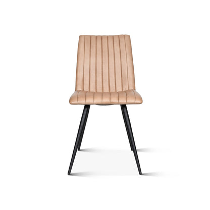 19" Dining Chair in Antique Ivory Leather