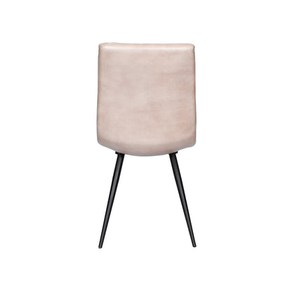 19" Dining Chair in Antique Ivory Leather