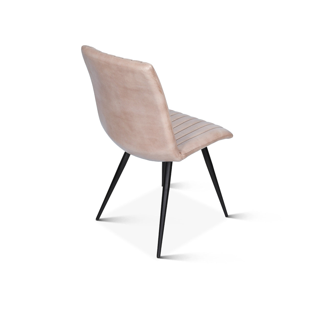 19" Dining Chair in Antique Ivory Leather