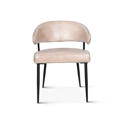 23" Armchair in Antique Ivory Leather
