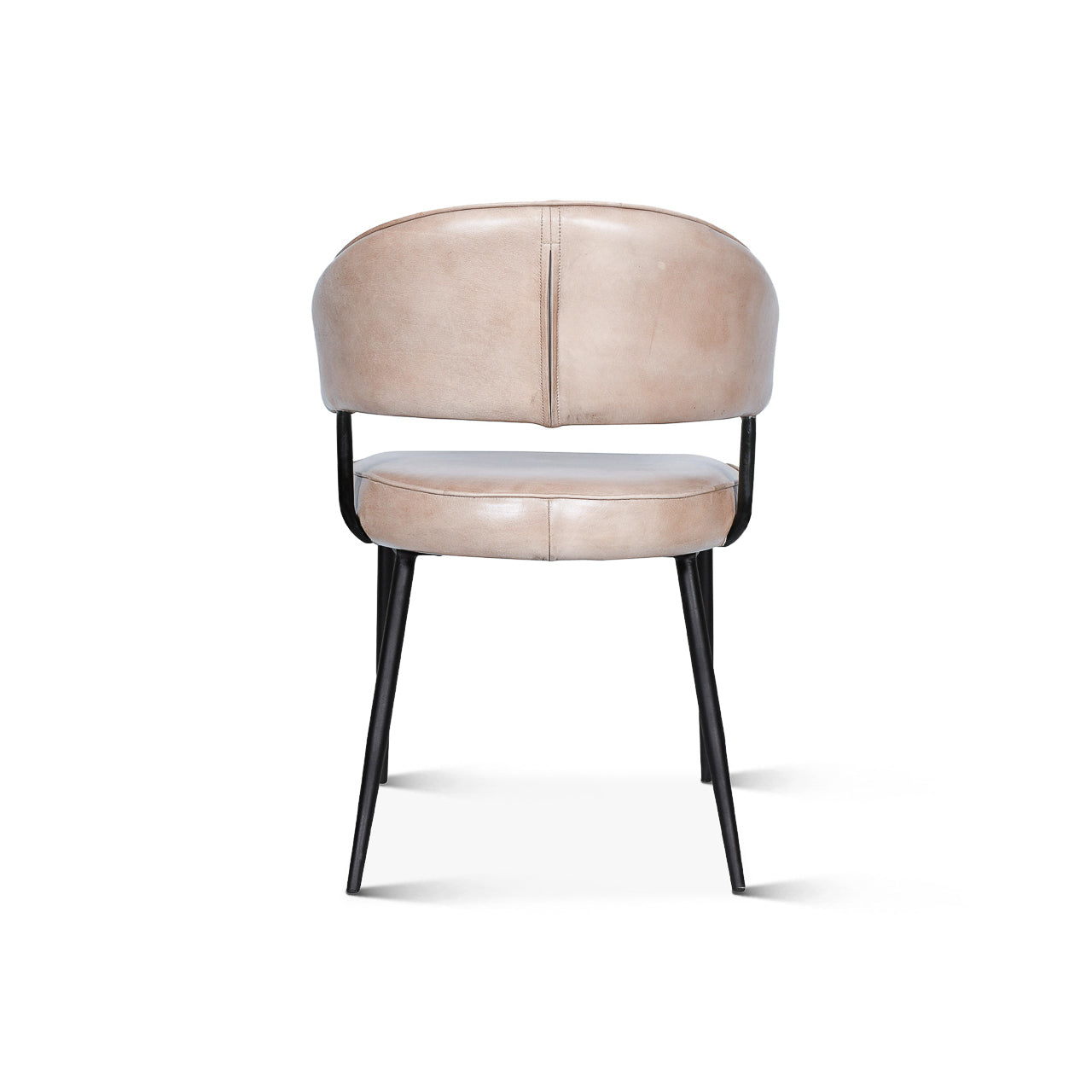 23" Armchair in Antique Ivory Leather